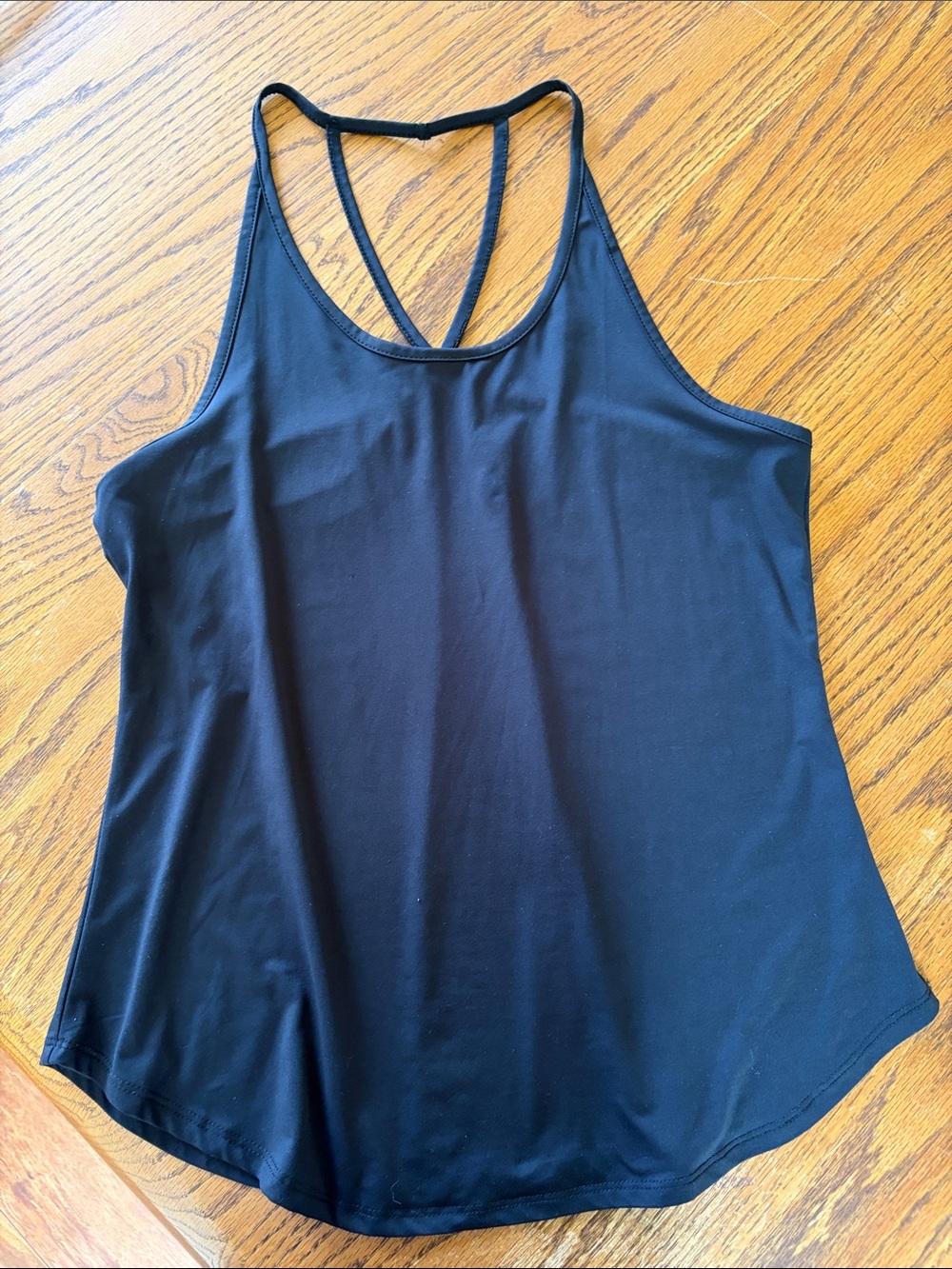 Women's Black Racerback Performance Tank Top